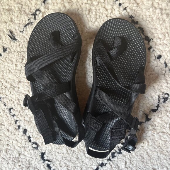 Chaco Z2 Classic black gorpcore hike camp swim backpack men's sandals size 10 - Picture 1 of 7